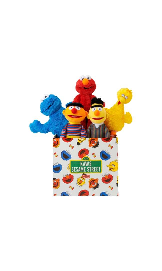 KAWS SASEME STREET UNIQLO PLUSH SET Hobbies Toys Toys Games