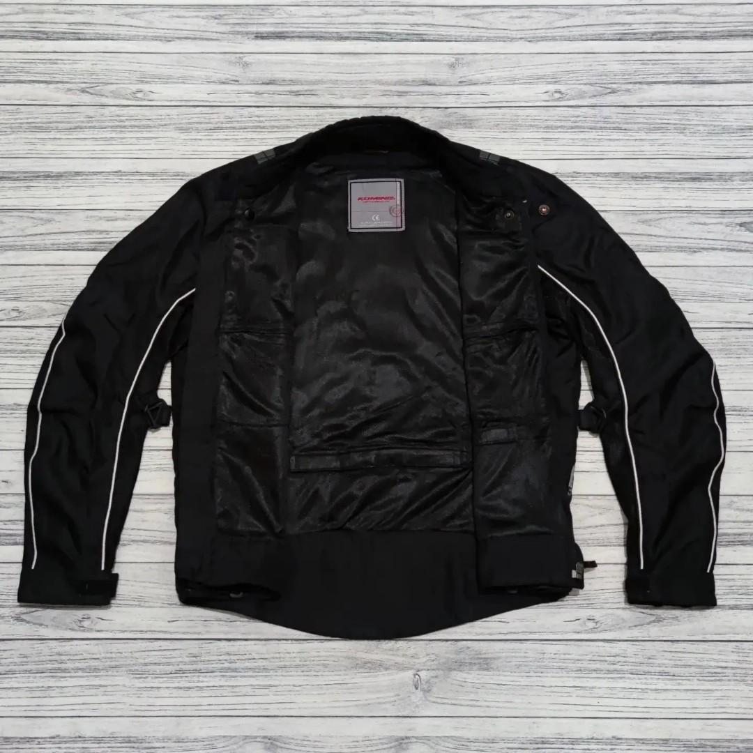 Komine Biker Jacket, Fesyen Pria, Pakaian , Baju Luaran di Carousell