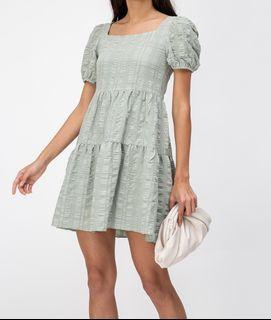 LAB love and bravery ELLERIE TEXTURED BABYDOLL DRESS