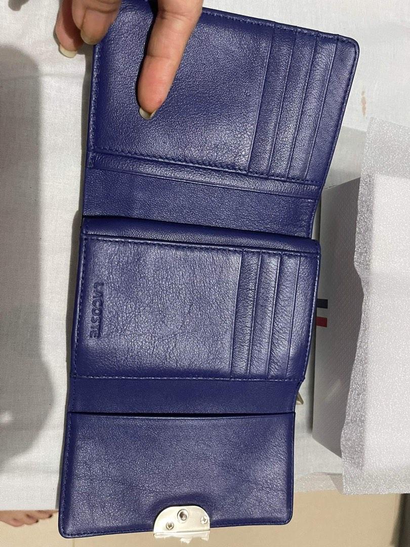 Lacoste tri fold wallet, Luxury, Bags & Wallets on Carousell