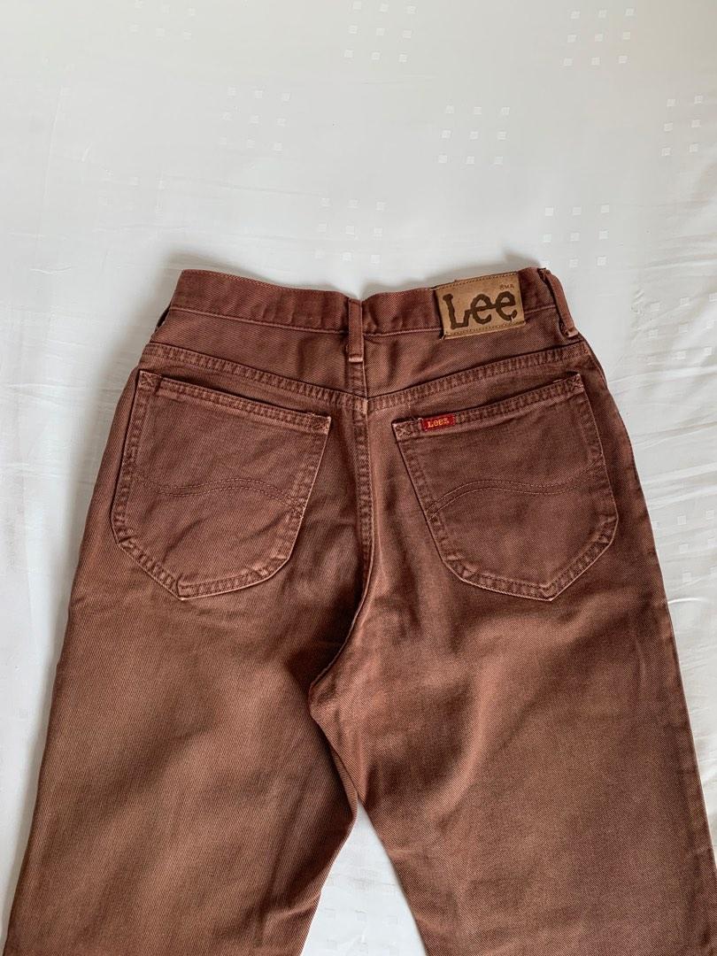 Lee’s brown carpenter pants, Women's Fashion, Bottoms, Jeans & Leggings