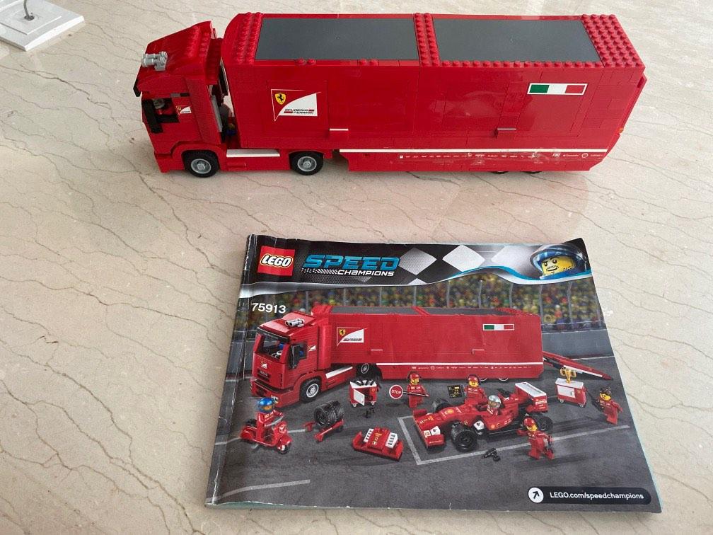 Lego Ferrari F1 truck (speed champions), Hobbies & Toys, Toys & Games ...