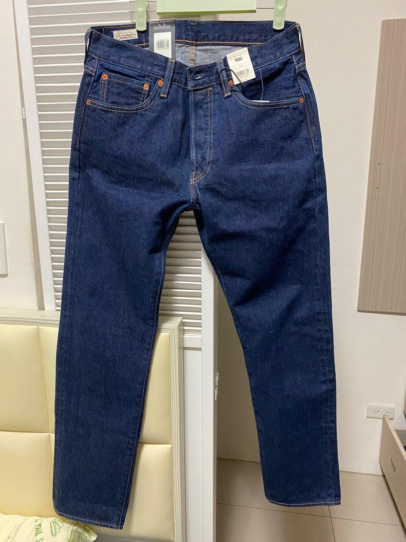 Levis 501 上寬下窄原色赤耳牛仔褲W32, 他的時尚, 褲子, 牛仔褲在 