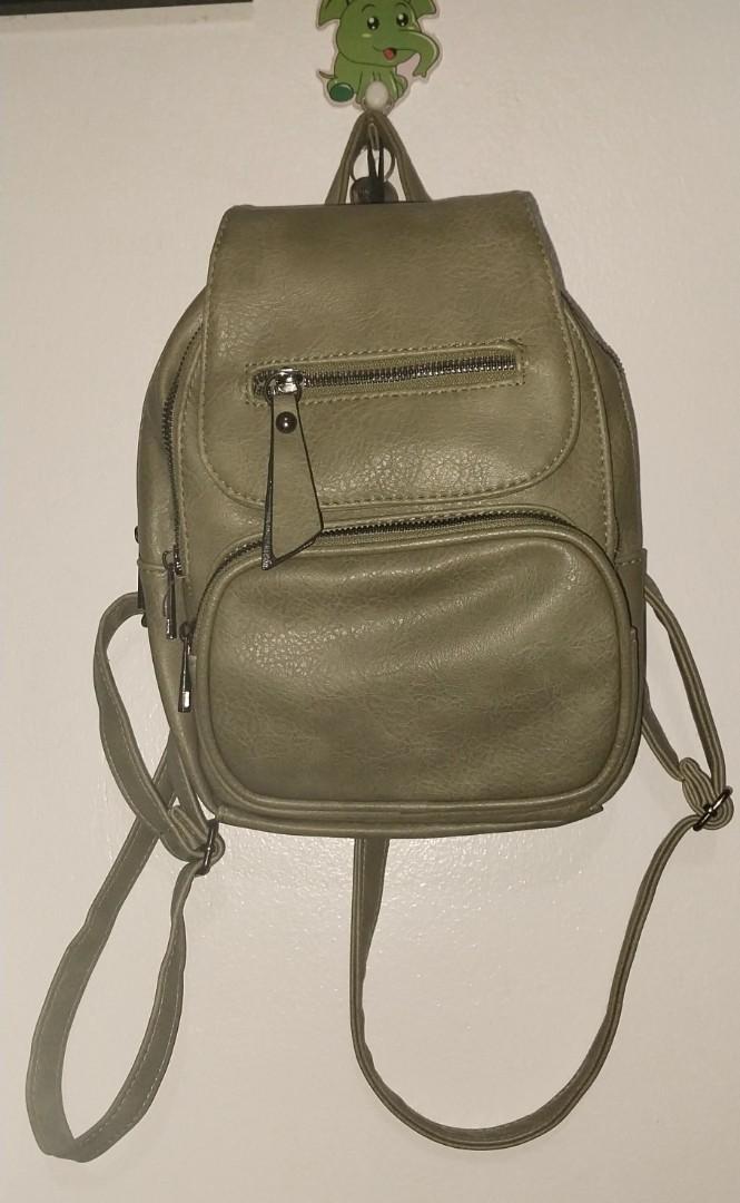 Light Green Backpack Mall product, Women's Fashion, Bags & Wallets