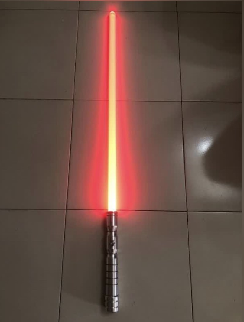 lightsaber with light