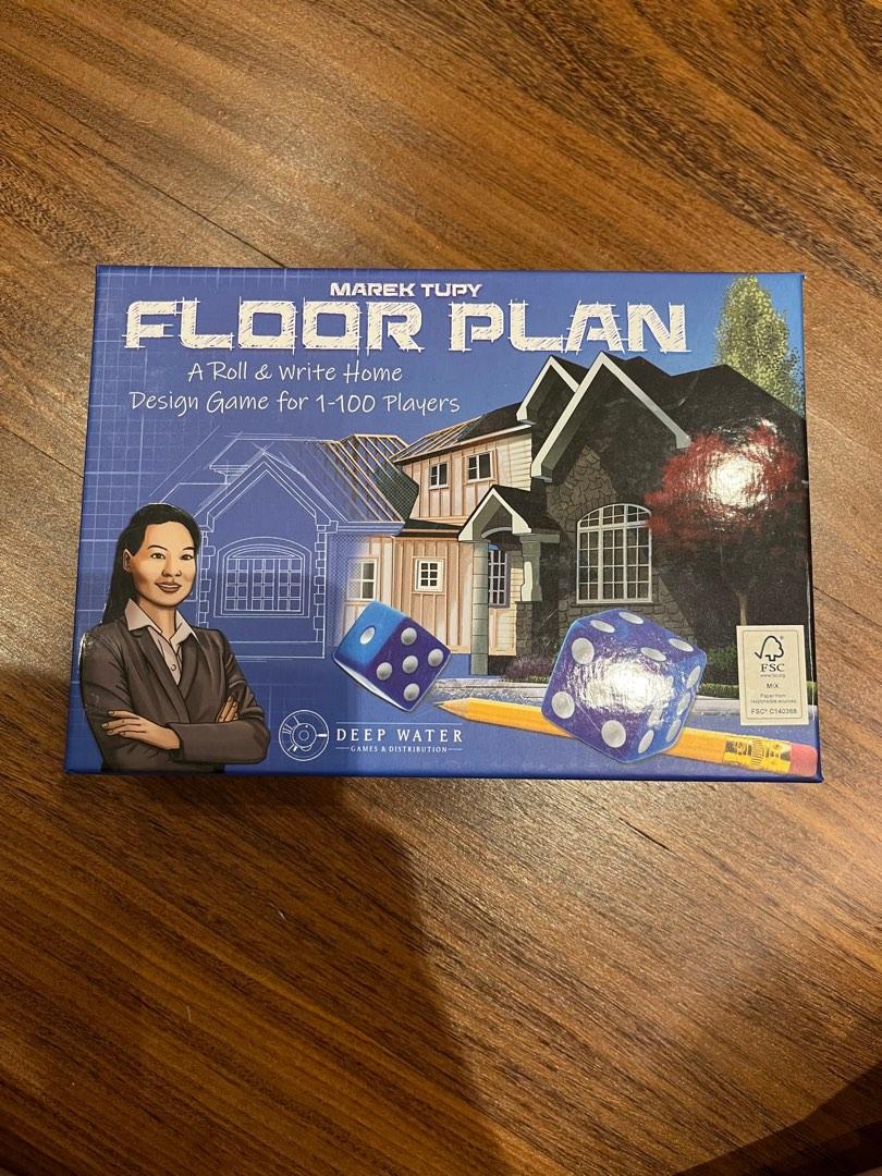 LIKE NEW Board Game Floor Plan, Hobbies & Toys, Toys & Games on Carousell