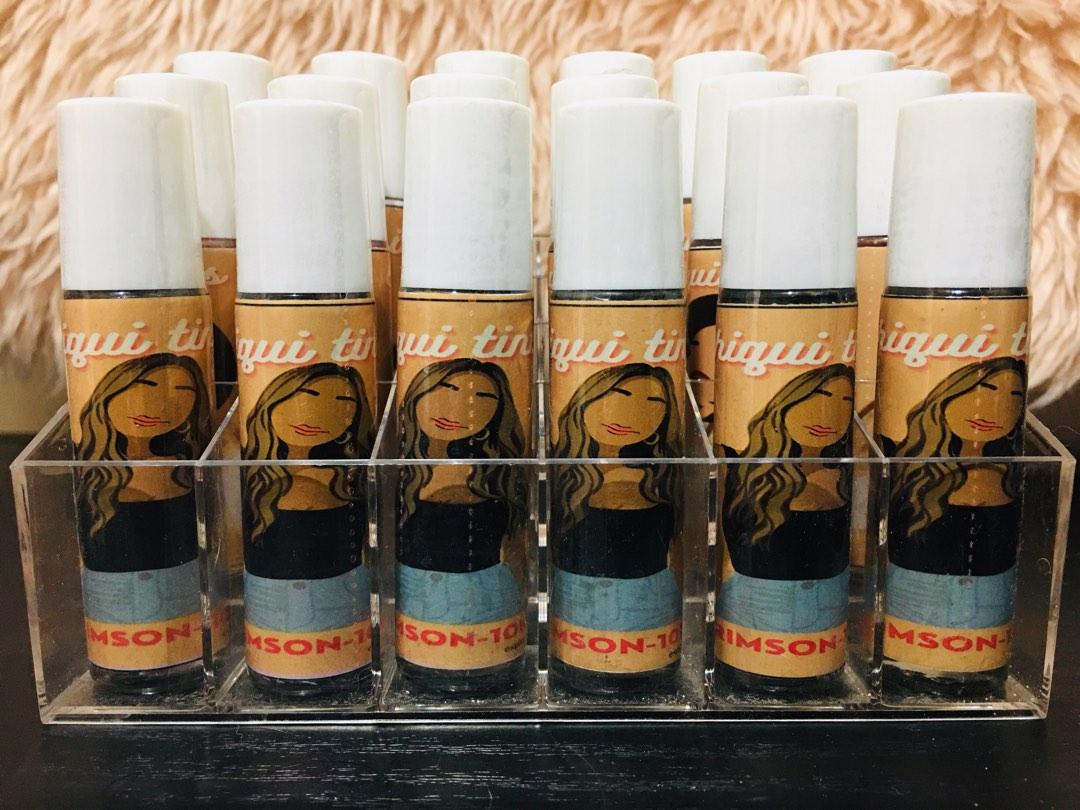 Lip Tints 3 for 100 pesos (Category: Makeup) located in Bacoor. Submitted by qualityitemsaffordableprice (Listing ID 1188344998, Image 3). Description: Good catch! Buy these adorable lip tints, 20 php Available shades: Scarlet- light red shade Cherry- red shade Crimson- dark red shade .