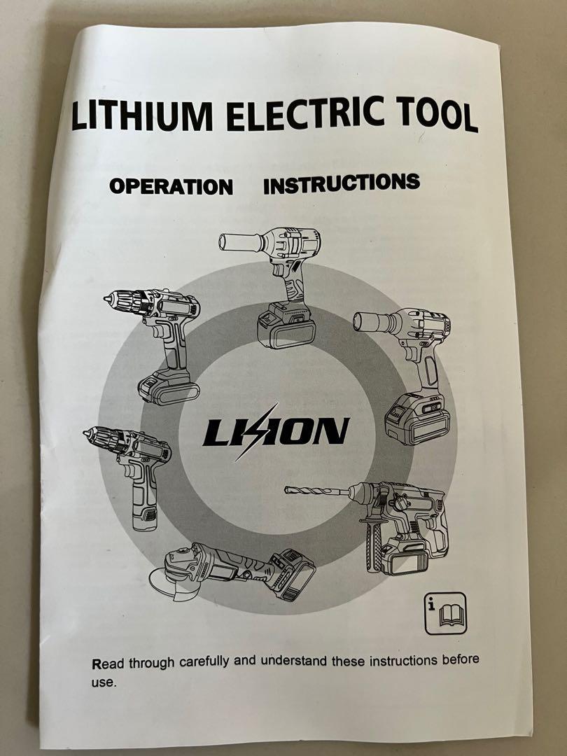 Lithium sales electric tool