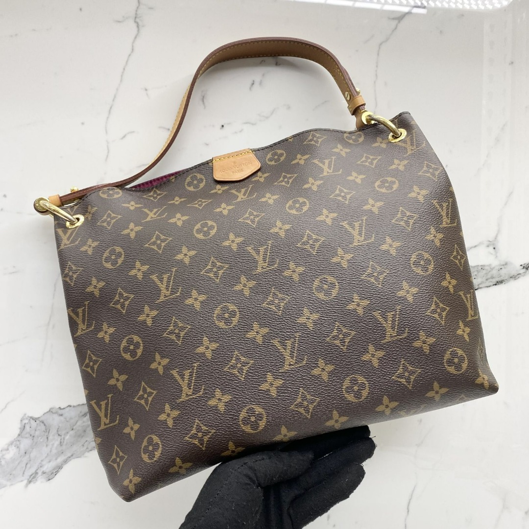 Pre-owned Louis Vuitton 2015 Monogram Macassar Torres Pm Shoulder