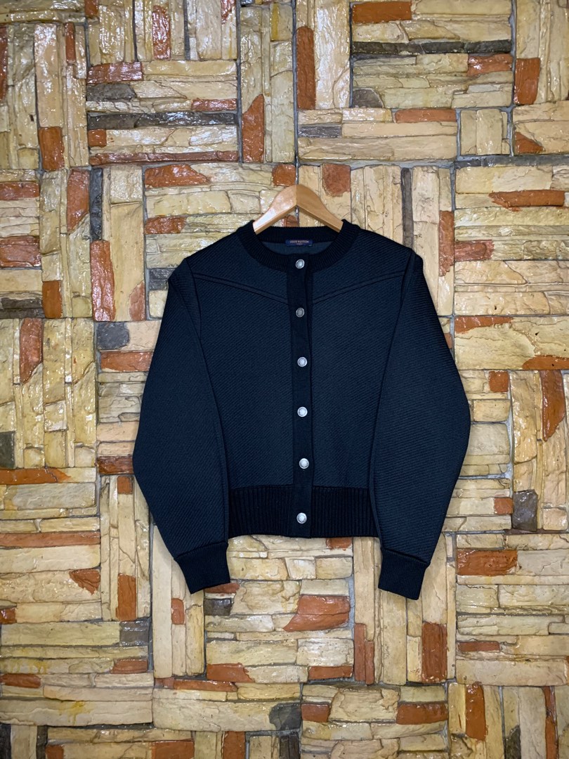 Louis Vuitton Uniformes Black Blazer Jacket Gold Button size 38/UK10/US6