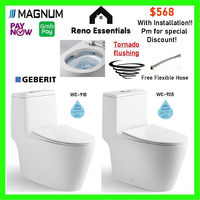 Magnum 918 928 toilet bowl / WC free installation / toilet bowl