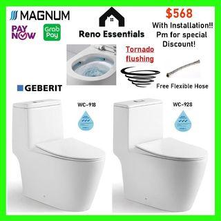 Magnum 918 928 toilet bowl / WC free installation / toilet bowl / renoessentials