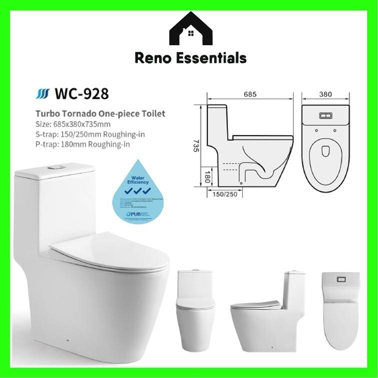 Magnum 918 928 toilet bowl / WC free installation / toilet bowl