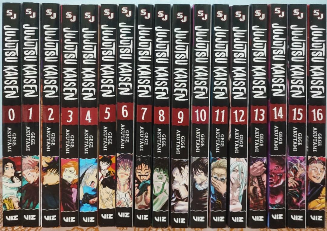 Manga Jujutsu Kaisen volume 0-16, Hobbies & Toys, Books & Magazines, Comics  & Manga on Carousell