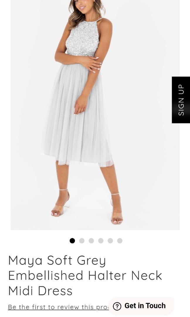 Maya bridesmaid halter neck clearance