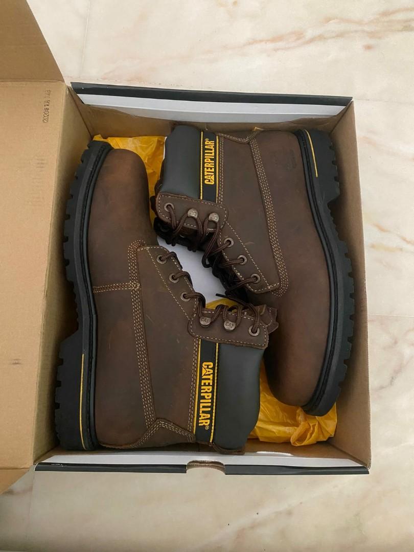 Caterpillar holton store steel toe boots
