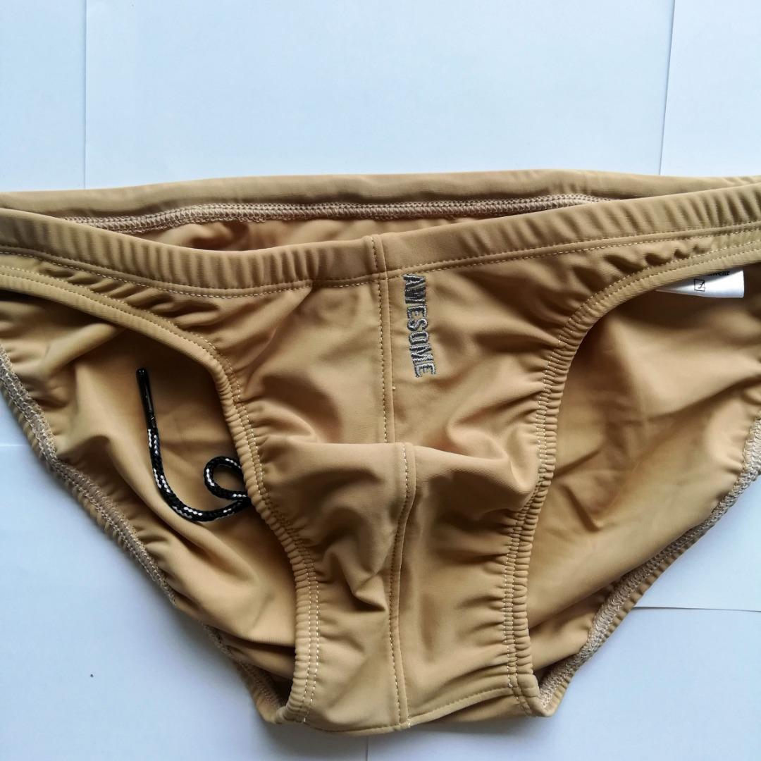 Men Nude Swim Bikini, Men's Fashion, Bottoms, Swim Trunks & Board