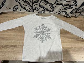 Merk branded NEXT Kaos lengan panjang , long sleeved top , T shirt , atasan , putih , white