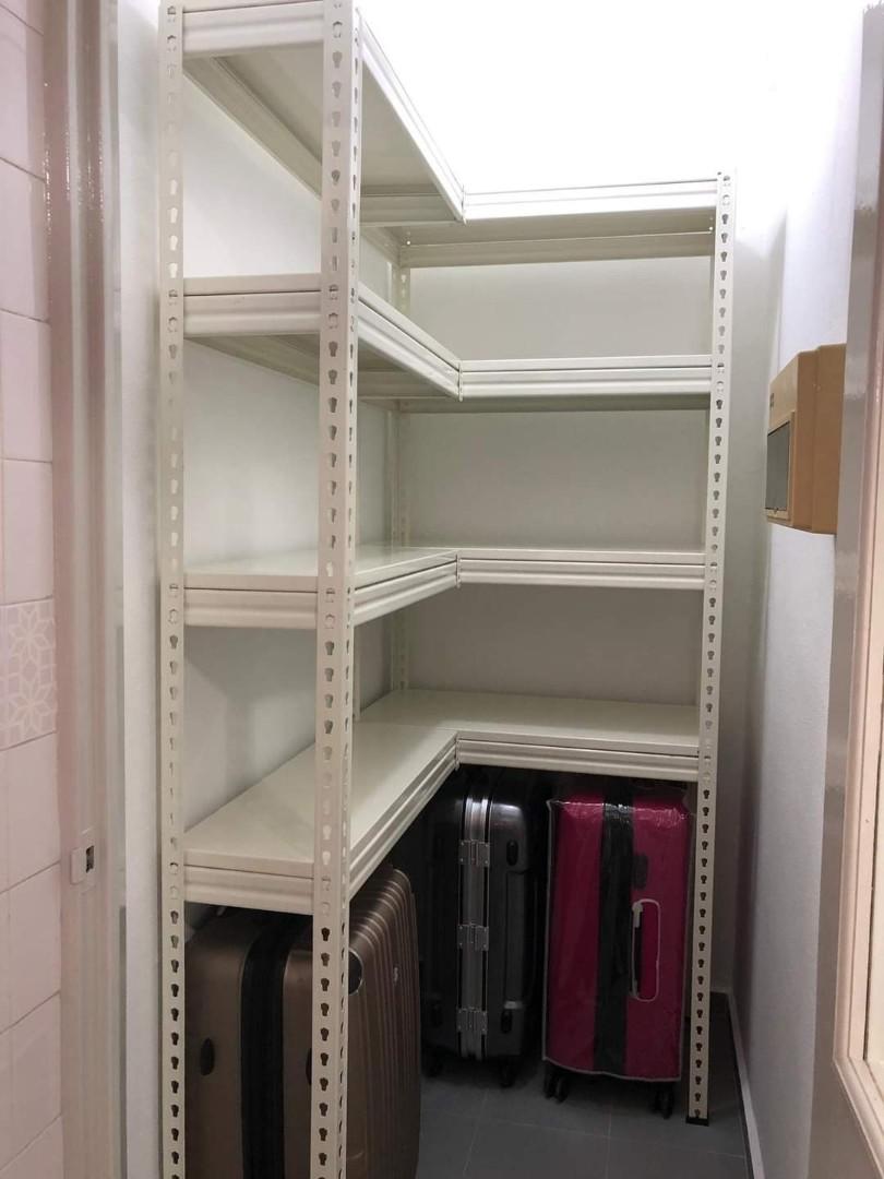 Metal Boltless HDB BTO Storage Shelving Rack, Furniture & Home Living ...