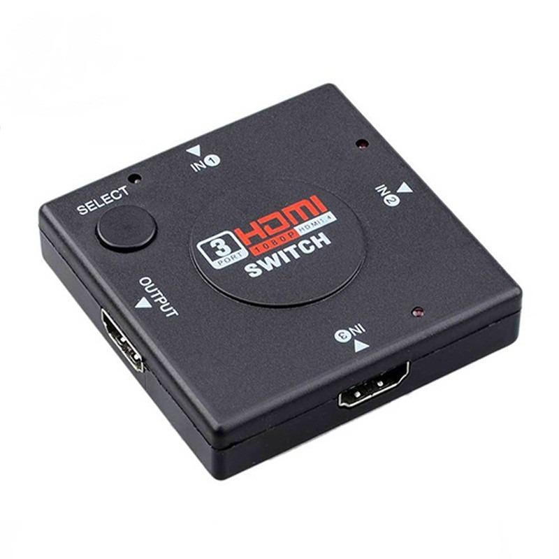 Mini 3 Port HDMI Switcher 3 Input 1 Output HDMI Selector (Category: Cables & Adaptors) located in Manila. Submitted by sdfsolutions (Listing ID 1188351842, Image 1). Description: Multifunctional On Switching :Intelligent Or Mechanical. Button Select Switch And LED Indicatior Light 3 Port HDMI Input To 1 Port HDMI Output Don't Need Another Power Support Support 12-bit Deep Color, Full 3D 1080P High Performance Up To 2.5Gbps. Tags: Hdmi selector Hd