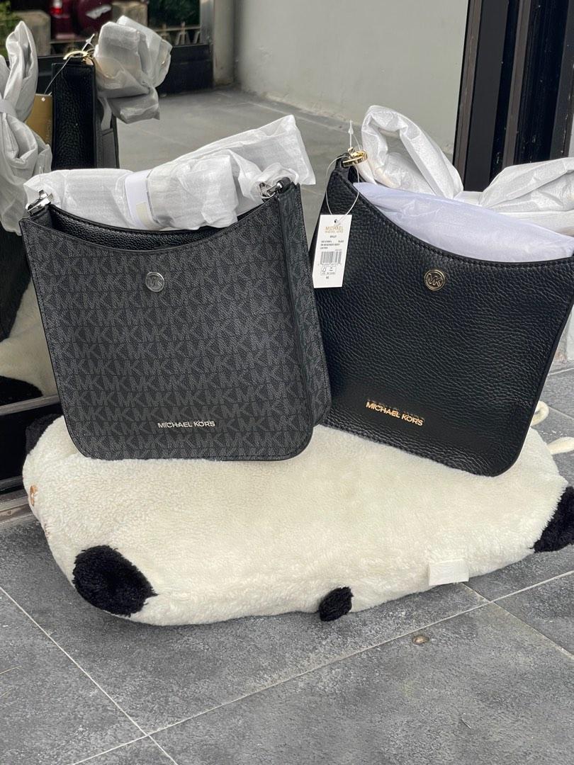 mk briley small pebbled leather messenger bag, Luxury, Bags & Wallets