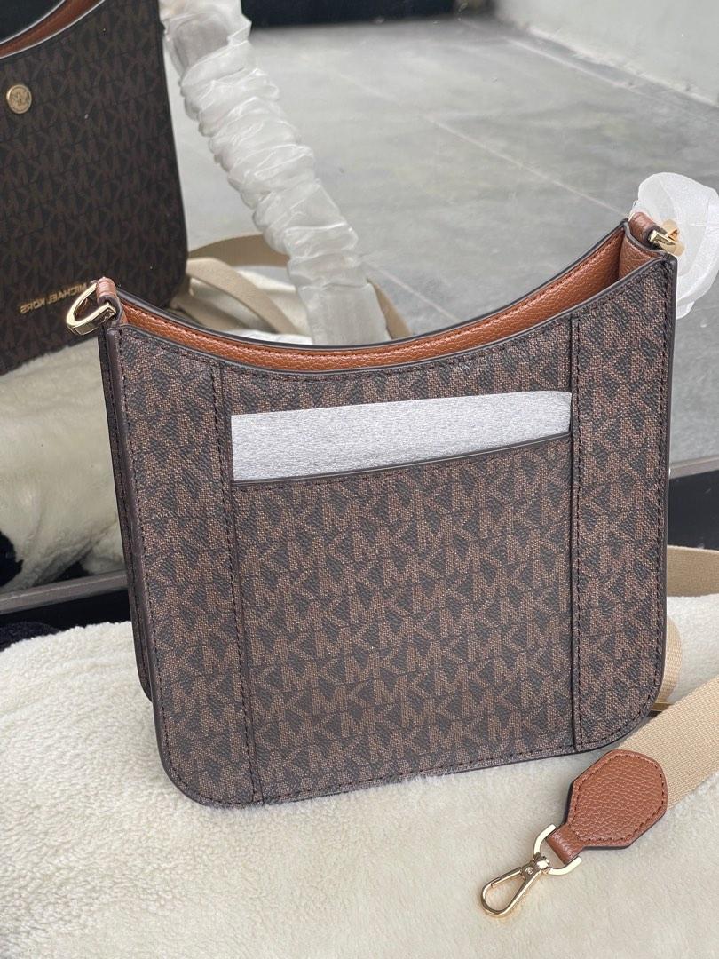 mk briley small pebbled leather messenger bag, Luxury, Bags & Wallets