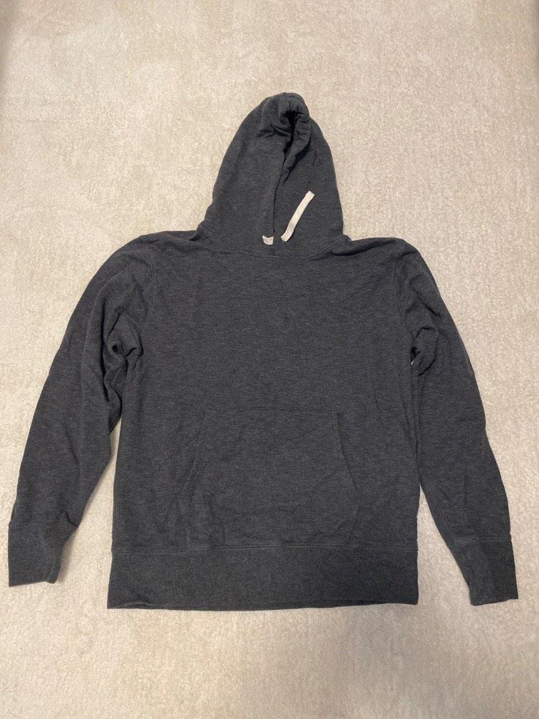 Muji Men's Dark grey Hoodie, 男裝, 上身 