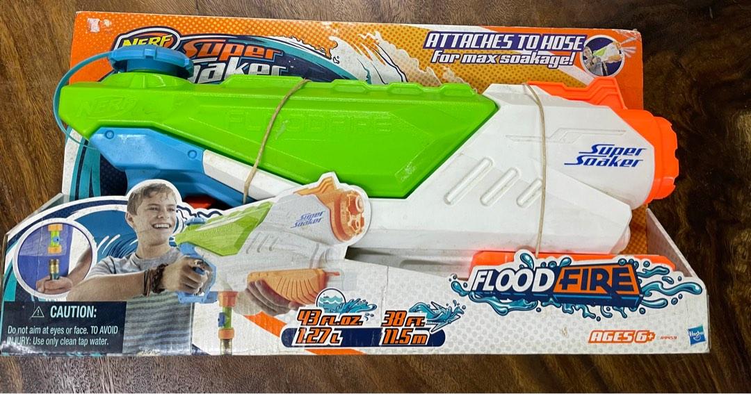 Nerf super soaker flood fire outlet