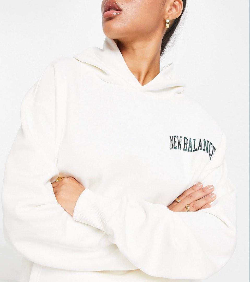 White new balance hoodie new arrivals
