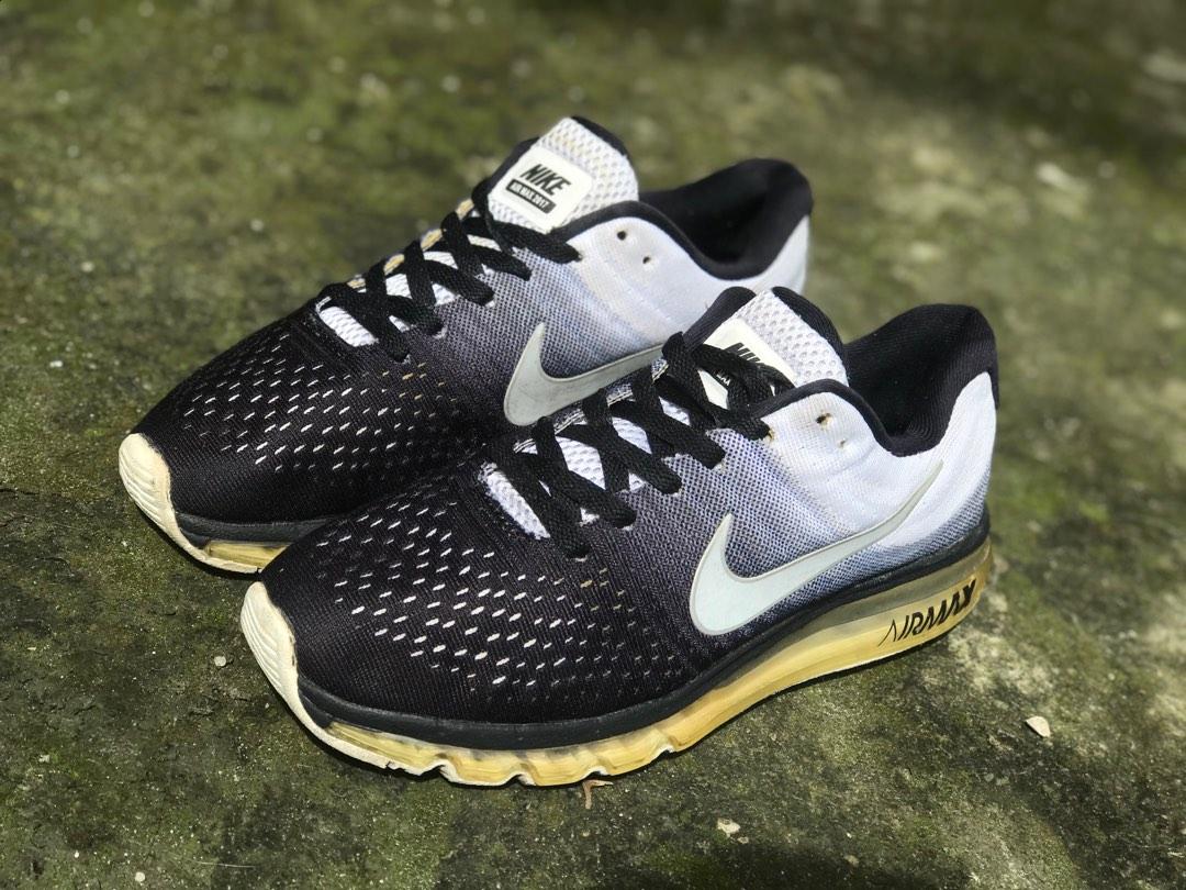 Nike Air Max 2017 Black White, Men's 