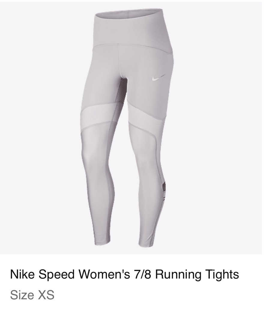 Nike Metallic Speed 7/8 Running Tights