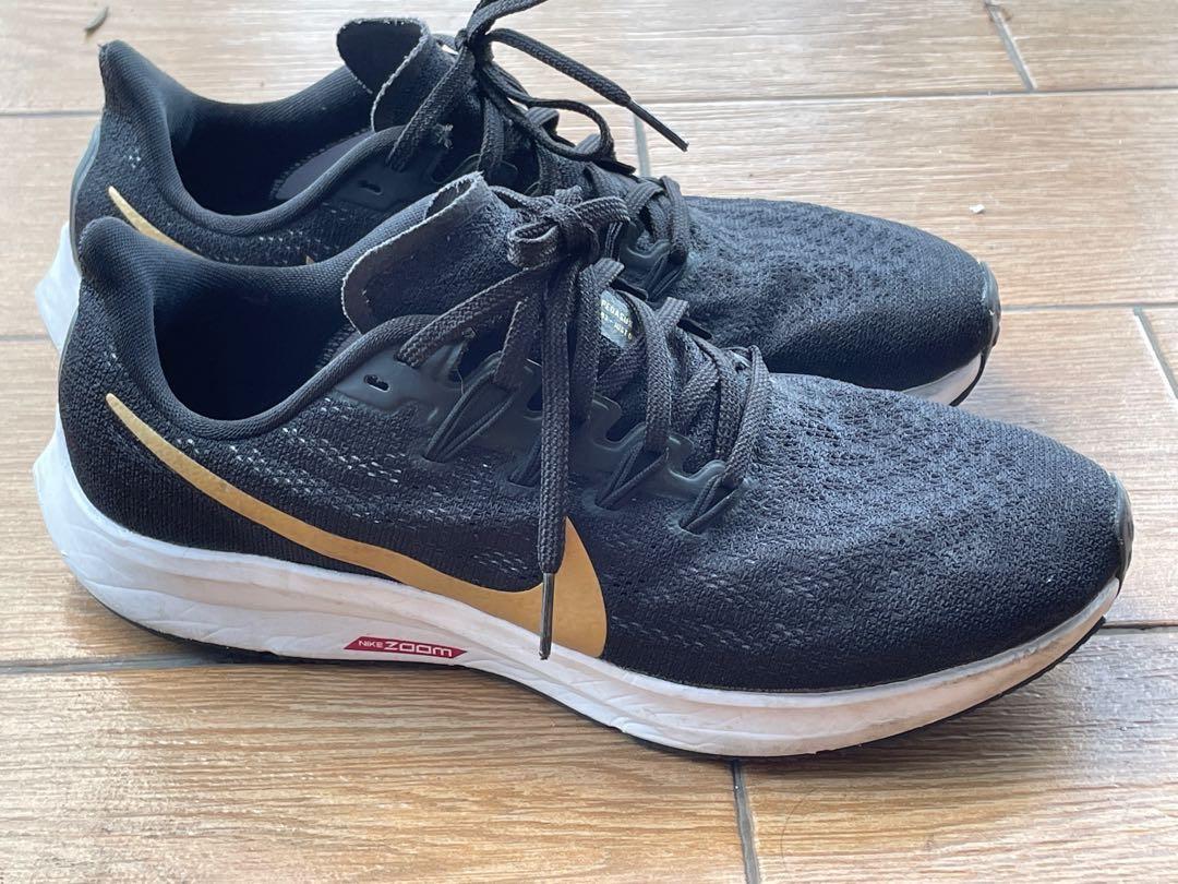 Air zoom pegasus store 36 black metallic gold