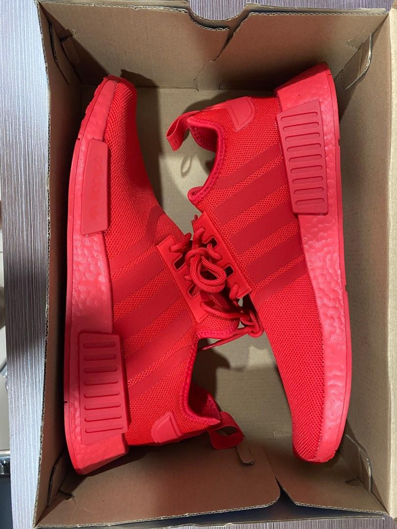 Adidas nmd clearance red shoes