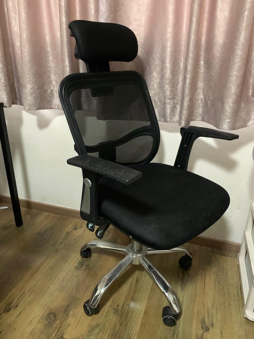 office chair and IKEA Table, Furniture & Home Living, Furniture, Tables