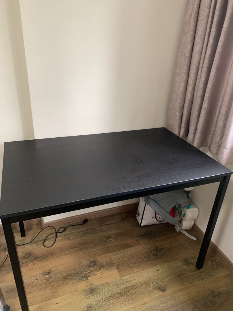 office chair and IKEA Table, Furniture & Home Living, Furniture, Tables