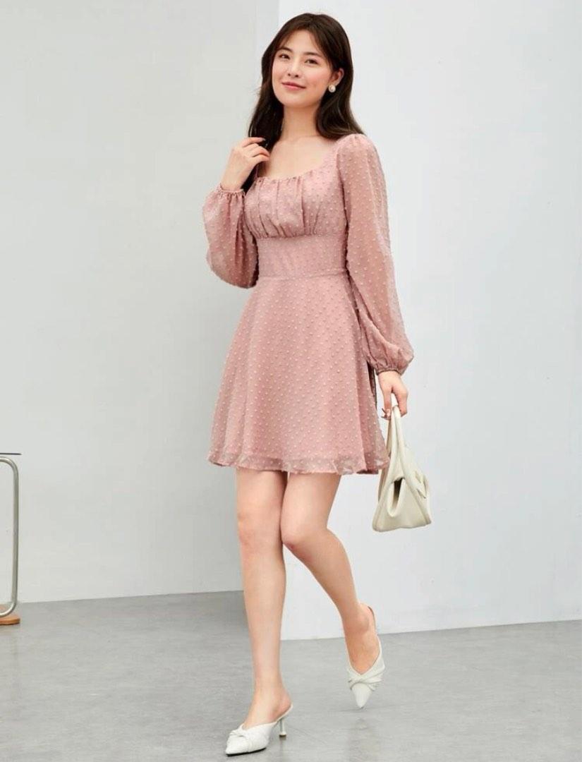 SHEIN Old Rose Dress brandnew Women s Fashion Dresses Sets