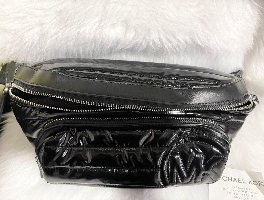 Michael kors shiny on sale logo belt bag