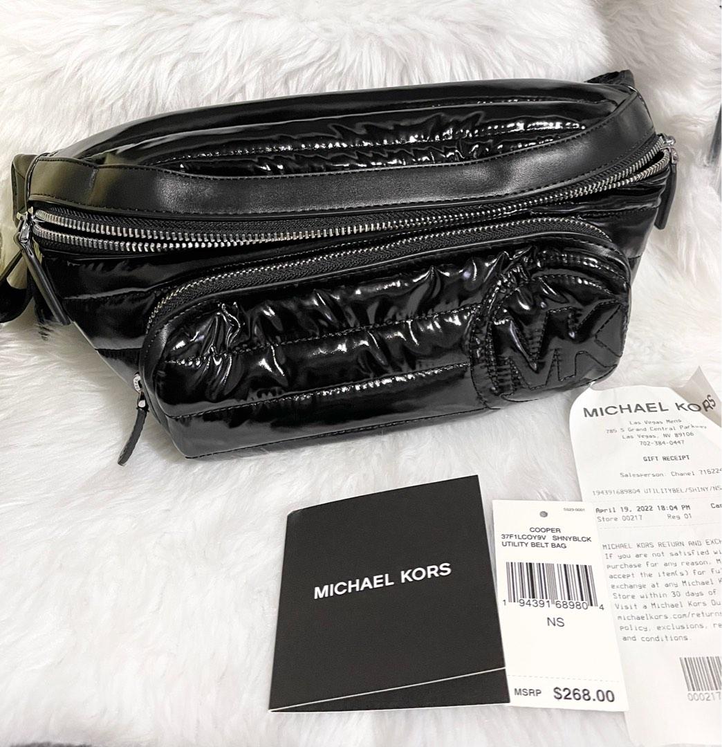 Michael michael kors hotsell shiny logo belt bag