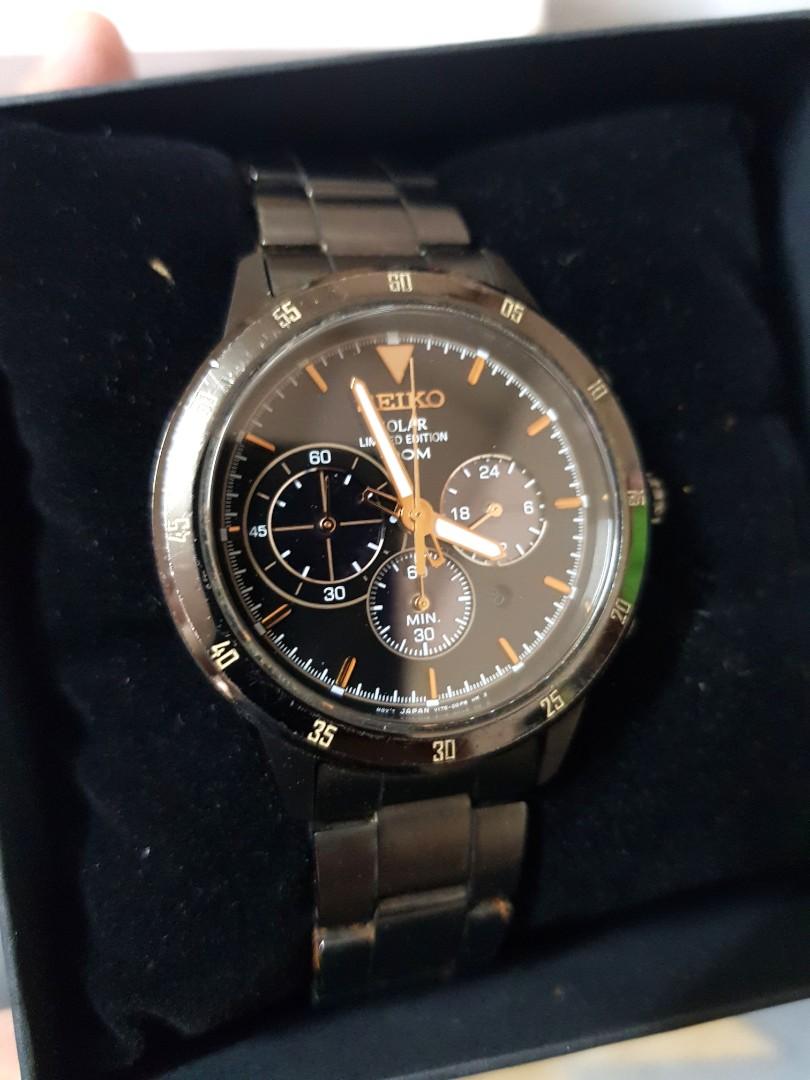 Original Seiko Limited edition analogue quartz solar , Men's  Fashion, Watches & Accessories, Watches on Carousell