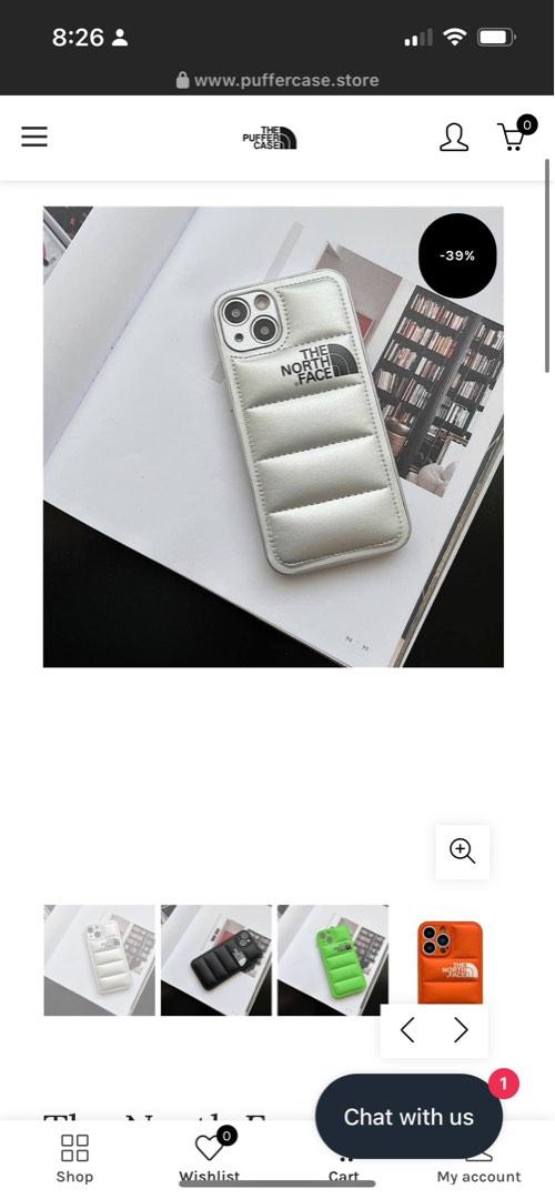 ORIGINAL the Puffer Case North Face Iphone 13 PRO (Category: Cases & Sleeves) located in Makati City. Submitted by closetbank (Listing ID 1187689699, Image 2). Description: Had my friend buy this from the website for 2950 with sf and dues. Brand new, never used. You can check out our convo for proof that it’s legit. If you’re doubting, then don’t bother message. North Face Puffer case, color silver. Flaw: i noticed it has a slight mark or scratch