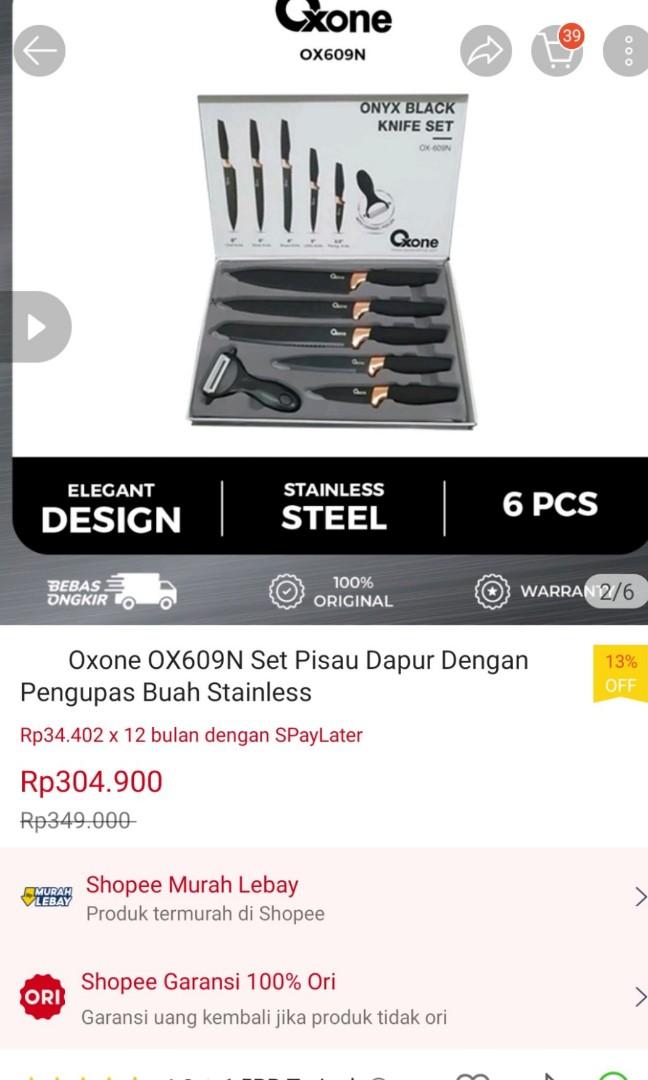Set pisau dapur Oxone OX609N, Kitchen & Appliances di Carousell
