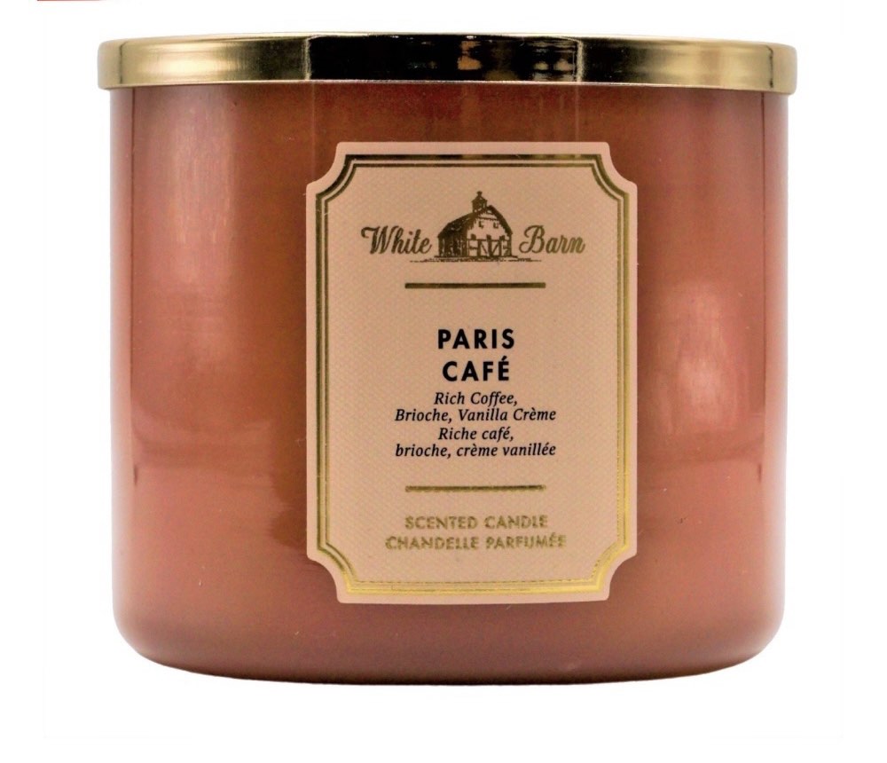 PARIS CAFE 3 WICK CANDLE, Furniture & Home Living, Home Fragrance on Carousell