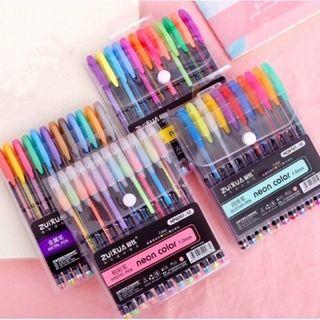 Pastel Neon Pen/Highlighter/Metal 12 in 1 School Supplies