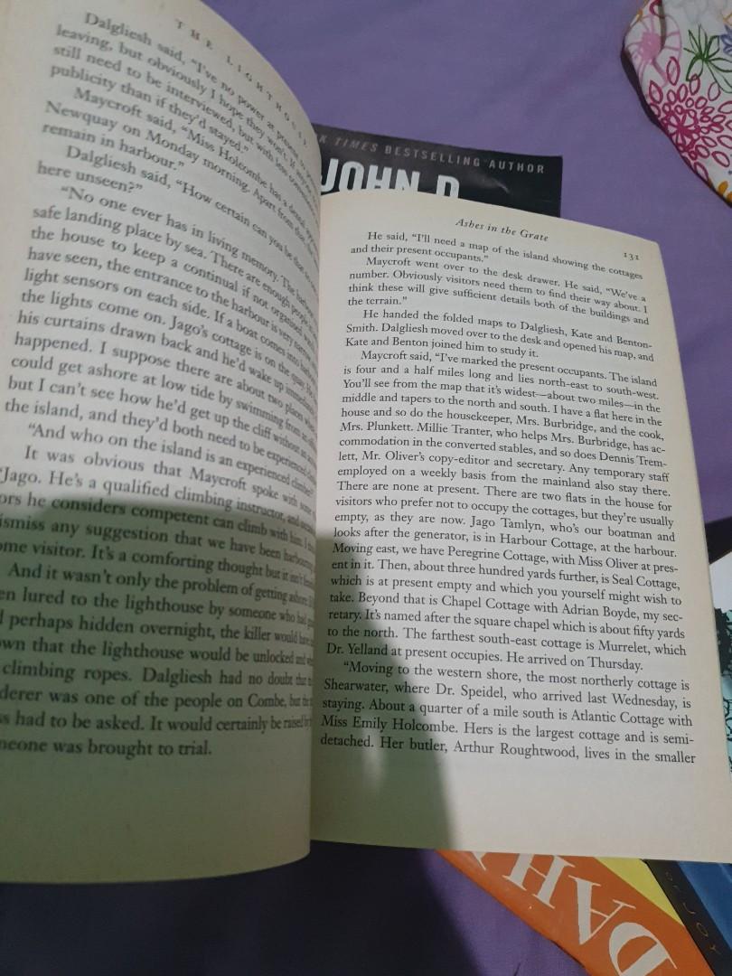 PD James The lighthouse, Buku & Alat Tulis, Buku di Carousell