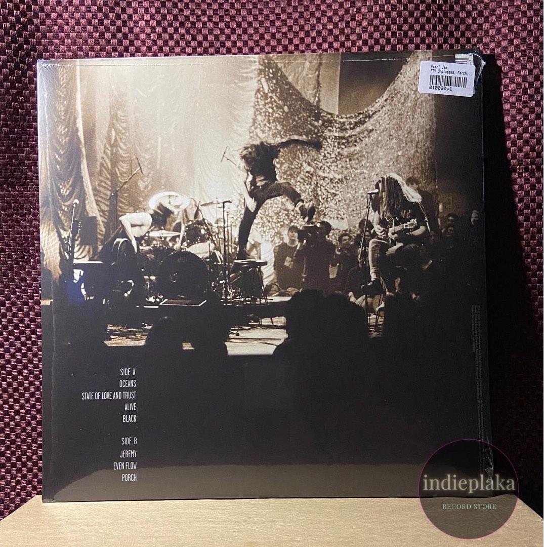 Pearl Jam - MTV Unplugged LP, Hobbies & Toys, Music & Media, Vinyls on