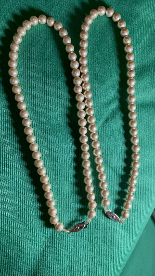 Pearl necklaces, Women's Fashion, Jewelry & Organisers, Necklaces on