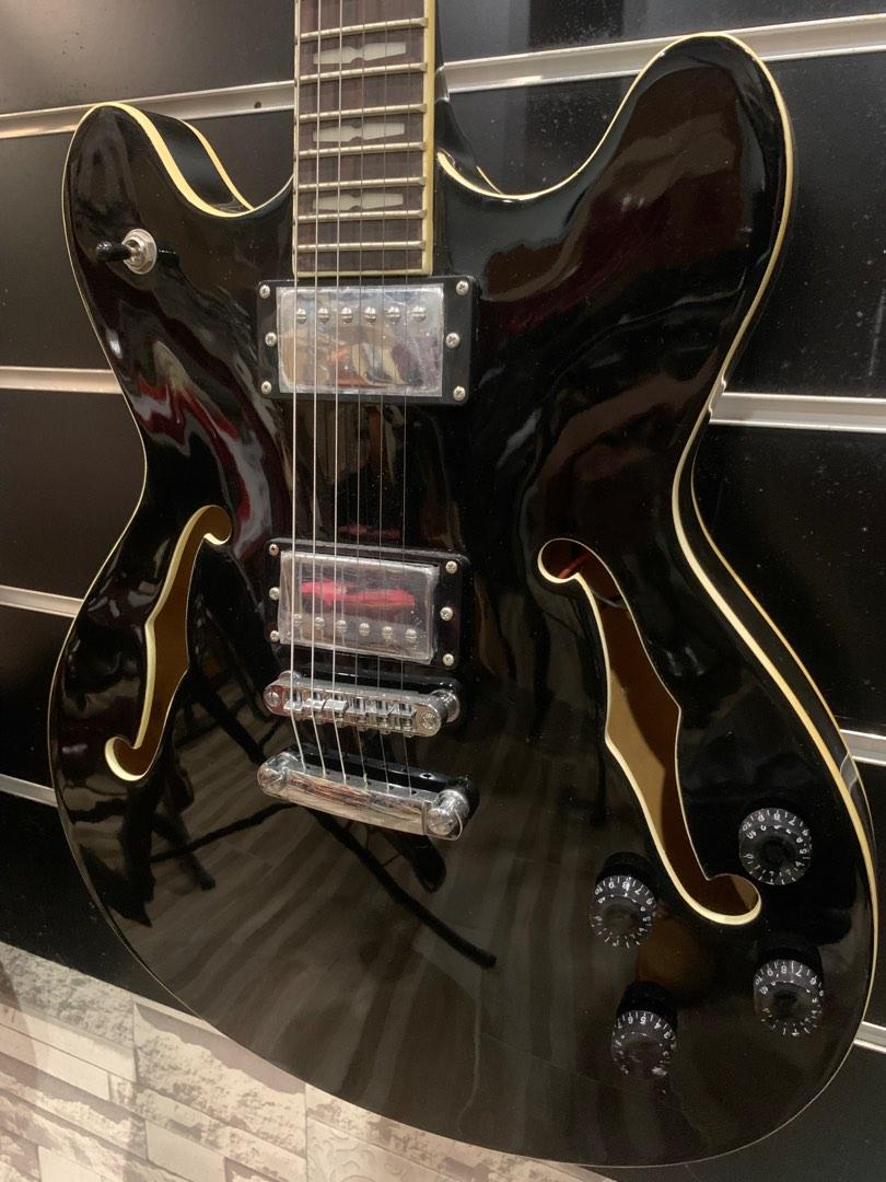 BRAND NEW Peavey JF1 Semi Hollow Electric Guitar Black, Hobbies & Toys