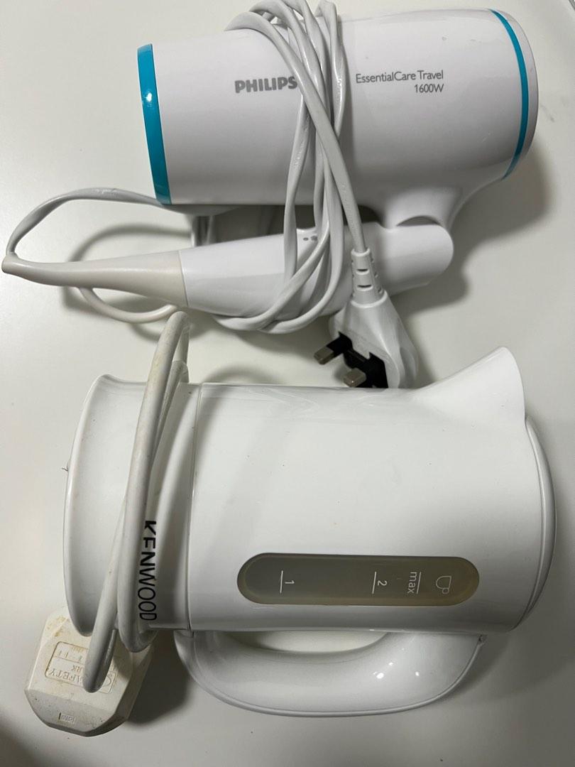 Philips Hair Dryer & Kenwood Kettle, TV & Home Appliances, Other Home