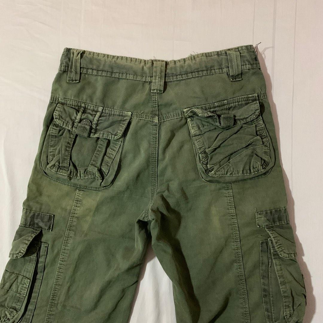 Pine green cargo utility pants, Women's Fashion, Bottoms, Other Bottoms