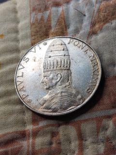 Pope Paul's VI Proof  Silver coin